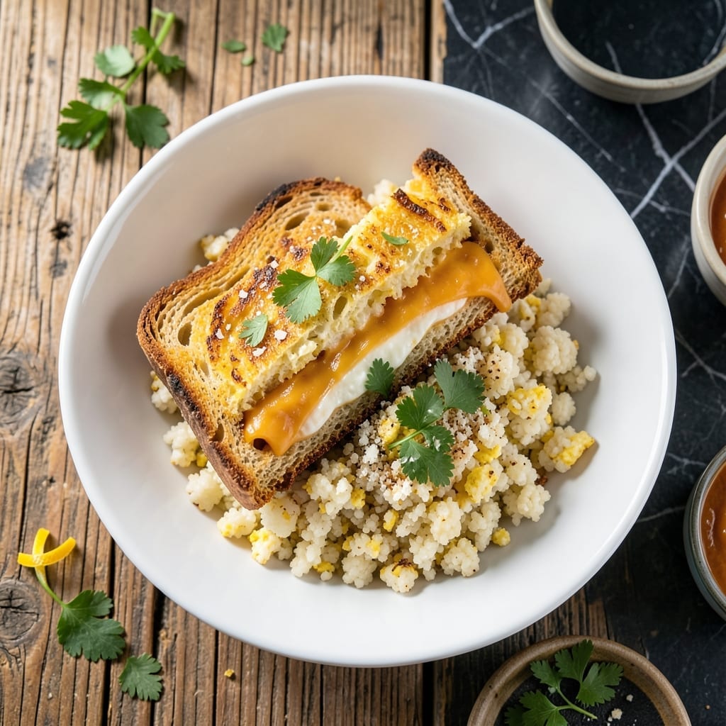 Cauliflower Grilled Cheese Recipe: Golden Crust With Veggie Twist