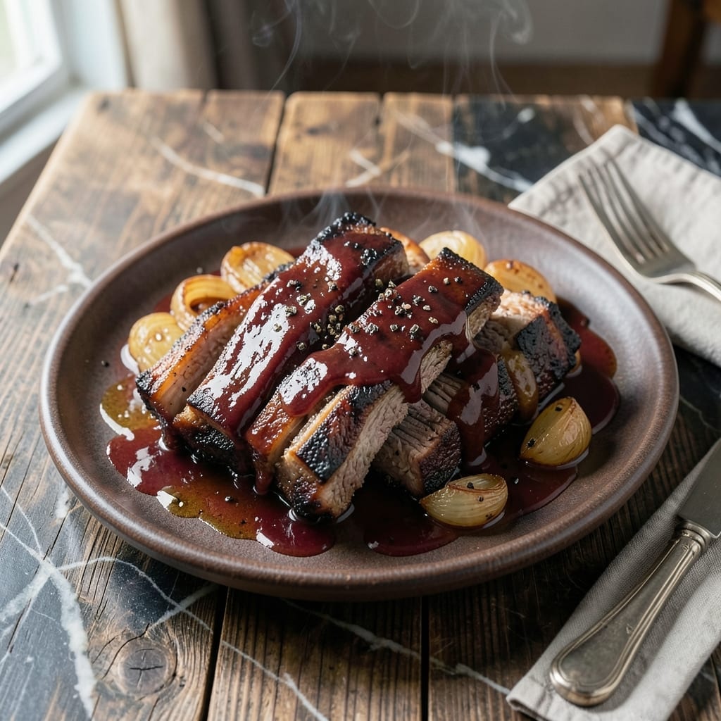 Beef Short Ribs Recipe Crock Pot Barbecue: Fall-Off-The-Bone With Rich Sauce