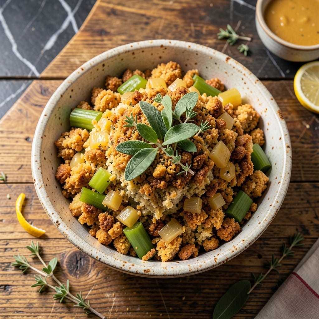 Southern Living Cornbread Dressing Recipe With Pepperidge Farm: Savory Herb-Infused Holiday Classic