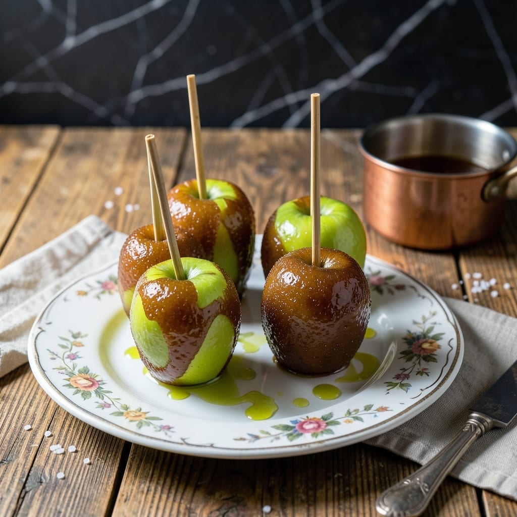 Candy Apple Recipe With Green Apples: Tart Crunch Meets Sweet Caramel Coating