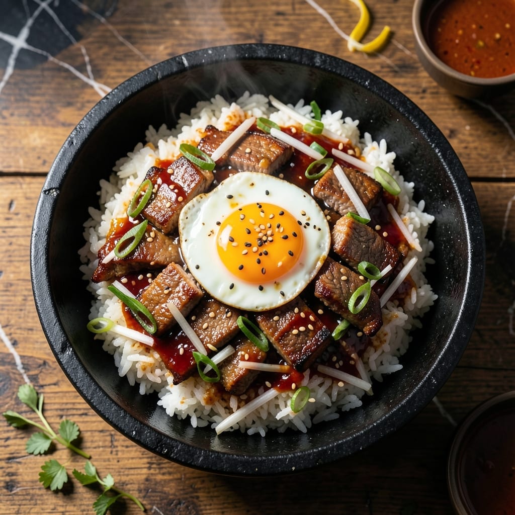 Korean BBQ Fried Rice Recipe: Wok-Tossed Savory Bites with Gochujang Kick