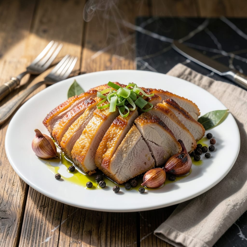 Fried Pork Recipe Pinoy: Crispy Lechon Kawali With Garlicky Dip