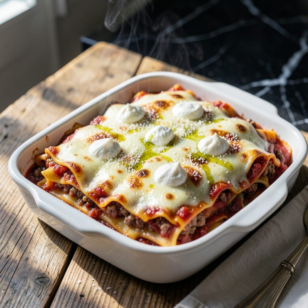 Easy Lasagna Recipe 4 Ingredients: Minimal Effort Maximum Flavor