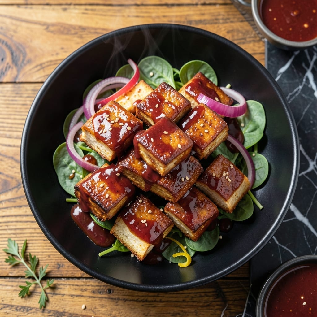 Baked Barbecue Tofu Recipe: Smoky Oven-Caramelized Bites