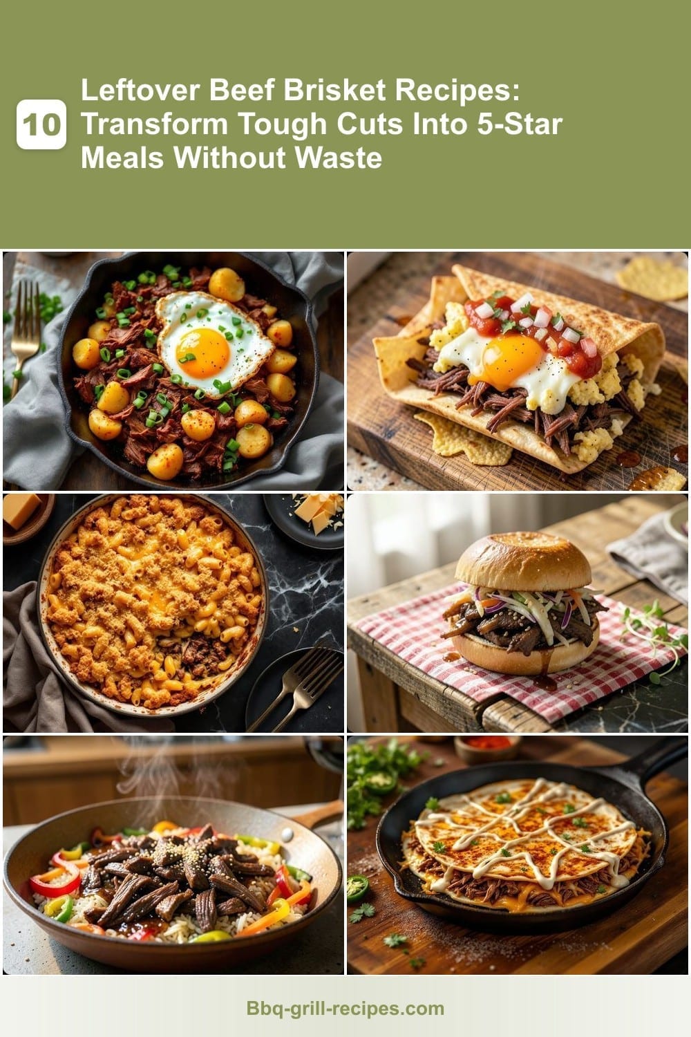 10 Leftover Beef Brisket Recipes: Transform Tough Cuts Into 5-Star Meals Without Waste