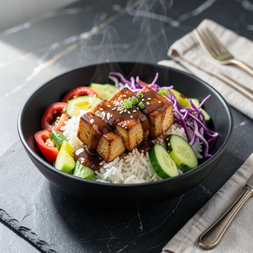 Bibibop Tofu Recipe: Crispy Cubes With Gochujang Glaze