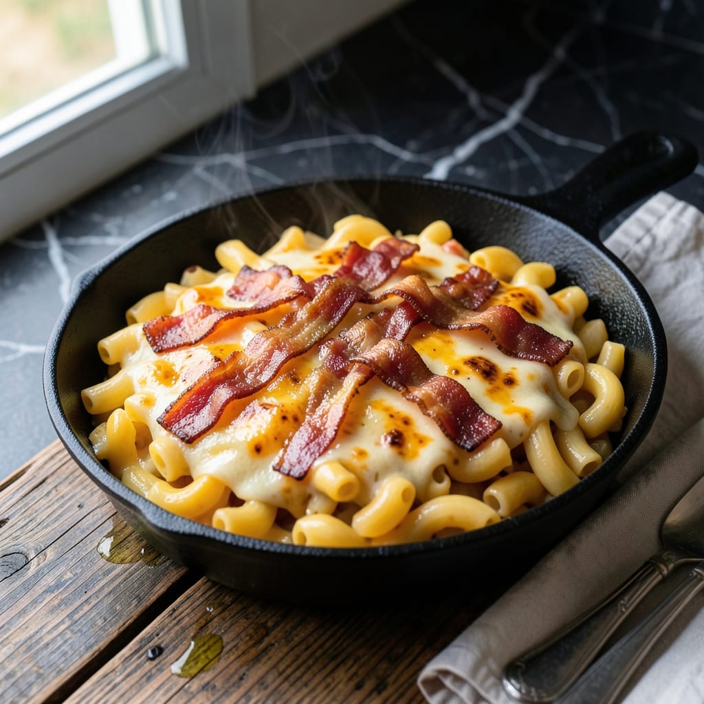 Macaroni And Cheese Recipe With Bacon: Smoky Crispness in Every Bite