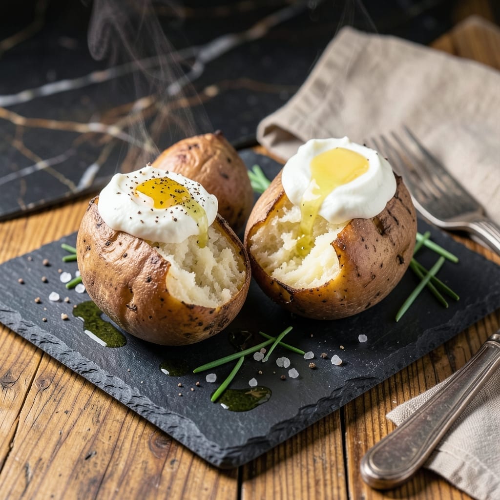 Baked Potato Recipe Microwave Then Oven: Crispy Skin and Fluffy Centers