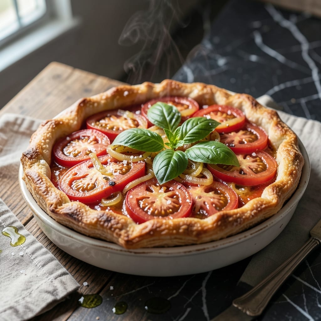 Tomato Pie Recipe Without Mayonnaise: Savory Layers With Herbed Crust
