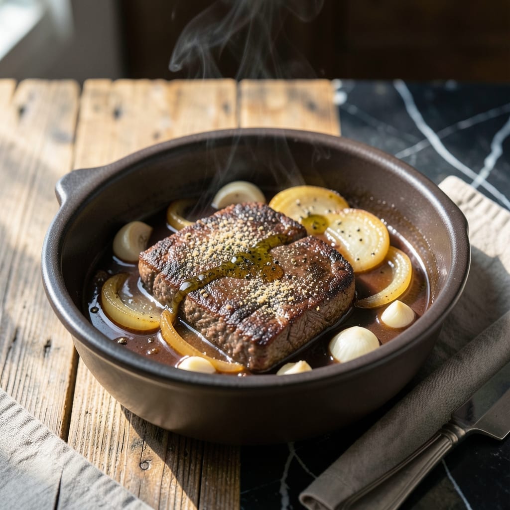 Old Fashioned Swiss Steak Recipe Crock Pot: Tender Beef in Rich Tomato Gravy