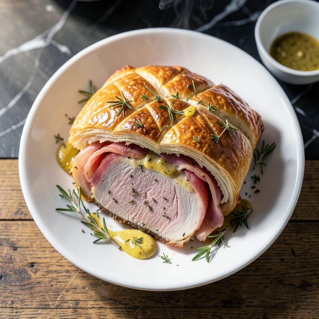 Pork Wellington Recipe With Puff Pastry: Flaky Crust and Herb-Crusted Elegance