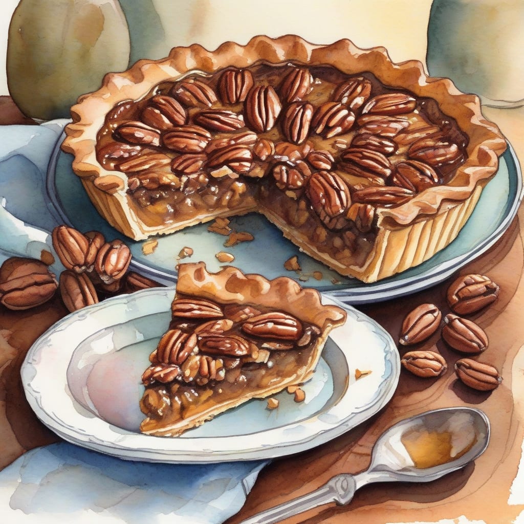 pioneer woman pecan pie recipe without corn syrup