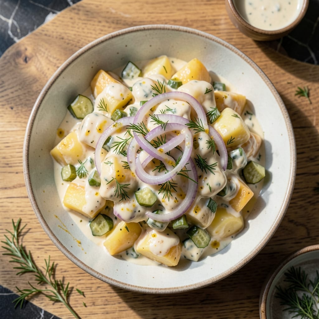 Rudy's Potato Salad Recipe: Classic Creamy Texture with a Tangy Kick Rudy's Potato Salad Recipe: Classic Creamy Texture with a Tangy Kick