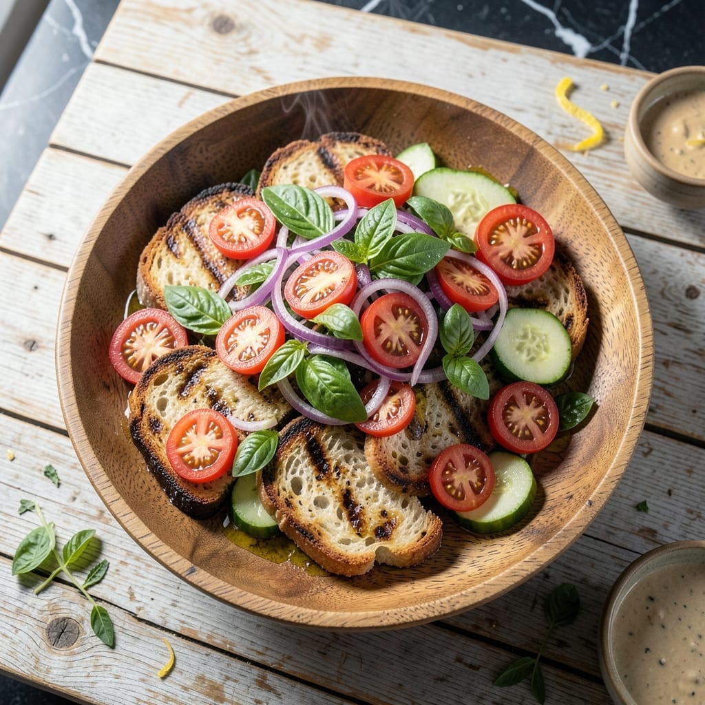 Grilled Bread Salad Recipe: Rustic Panzanella With Garden Freshness