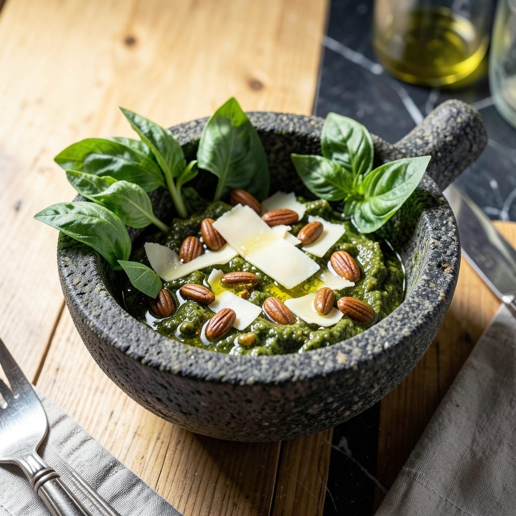 Pesto Sauce Recipe Without Food Processor: Hand-Crafted Basil Perfection