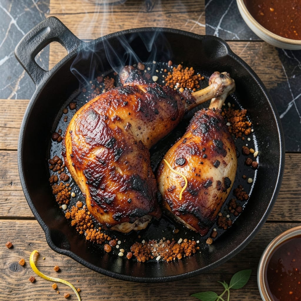Barbecued Turkey Legs Recipe: Smoky Crust With Juicy Meat