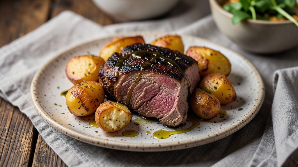 Beef Brisket And Potatoes Recipe: Slow-Braised Tenderness With Crispy Spuds
