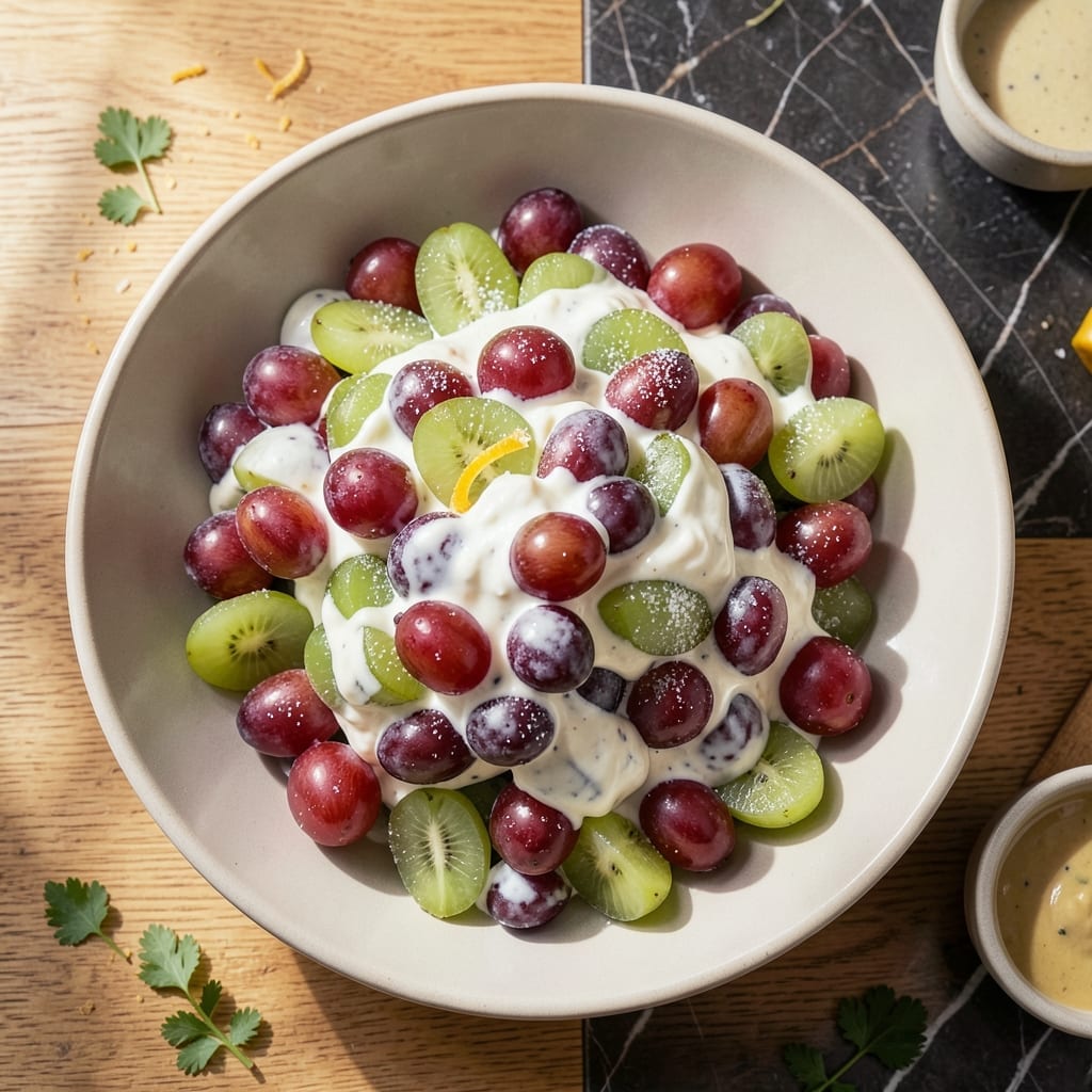 Grape Salad Recipe With Cream Cheese: Sweet and Tangy Party Favorite