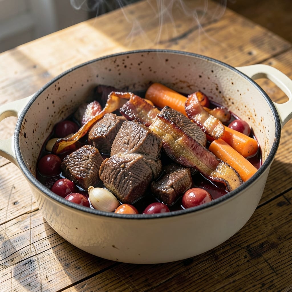 Anthony Bourdain's Beef Bourguignon Recipe: French Countryside in a Dutch Oven