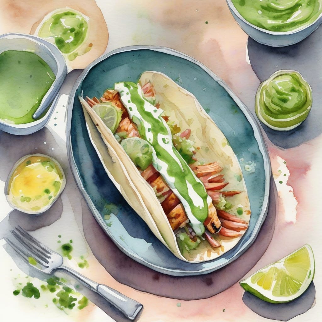 wahoo fish taco green sauce recipe
