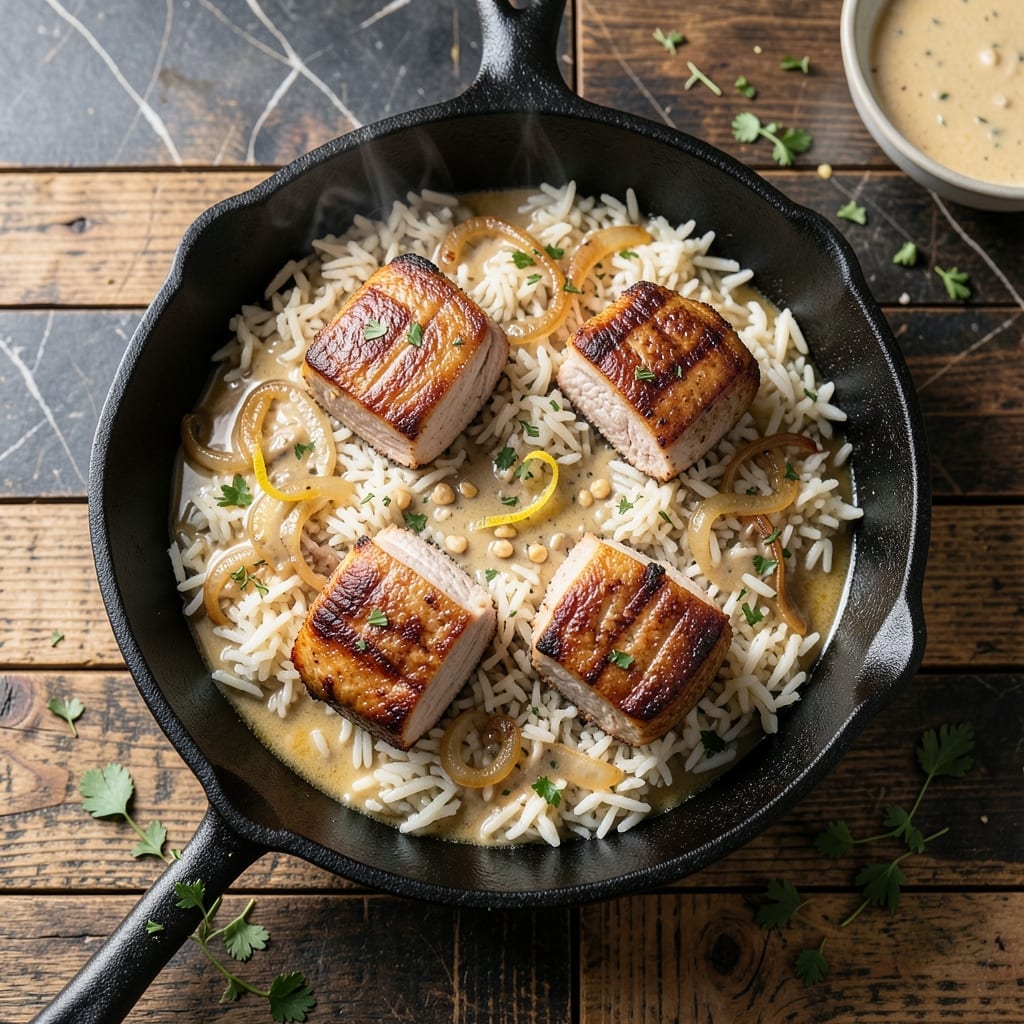 Pork Chop and Rice Casserole Recipe: One-Pan Savory Satisfaction
