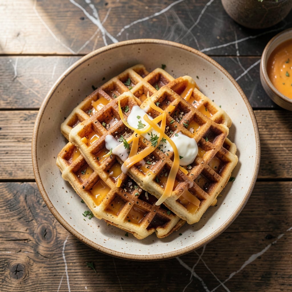 Red Lobster Biscuit Waffles Recipe: Cheddar Bay Flavor in Breakfast Form