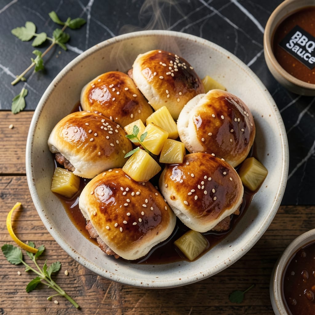 Pineapple BBQ Pork Bun Recipe: Char Siu Sweetness in Soft Bao