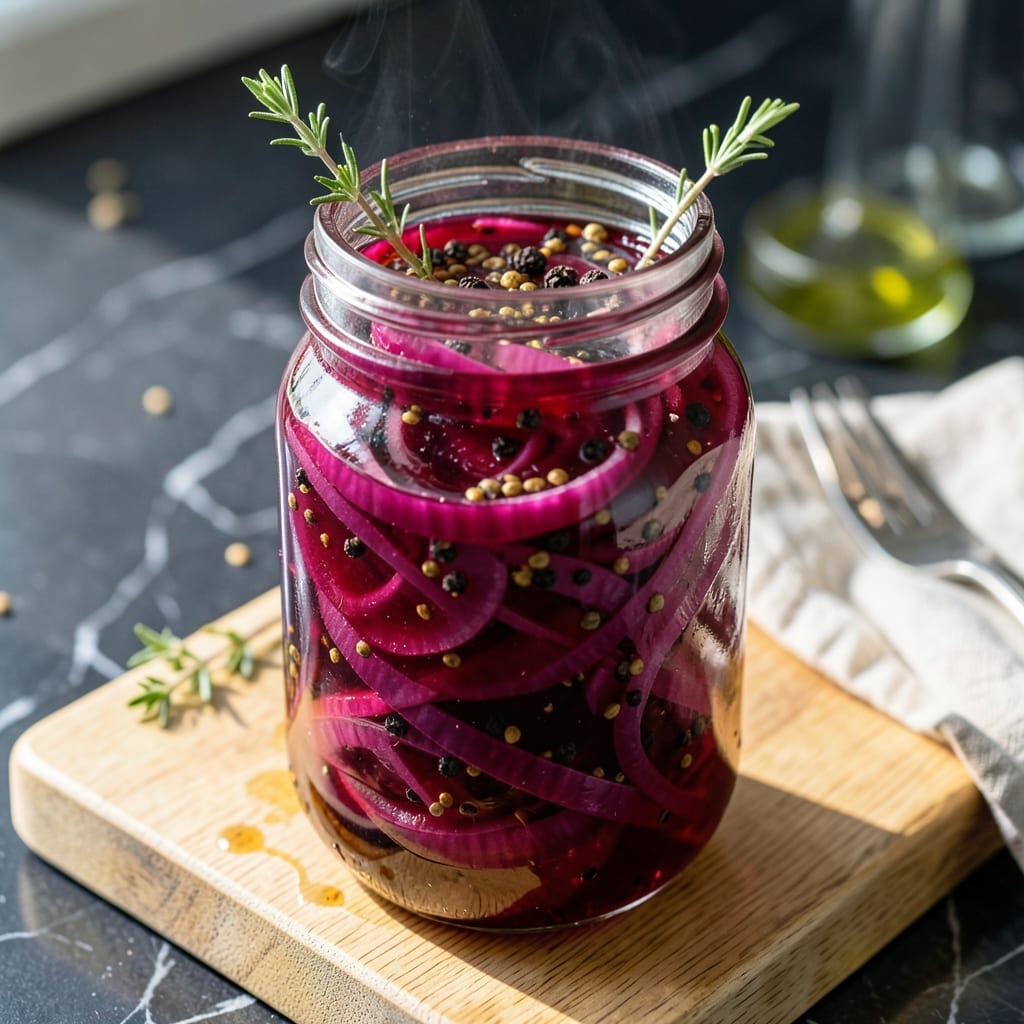 Pickled Red Onion Recipe Red Wine Vinegar: Quick Brine for Tangy Crunch