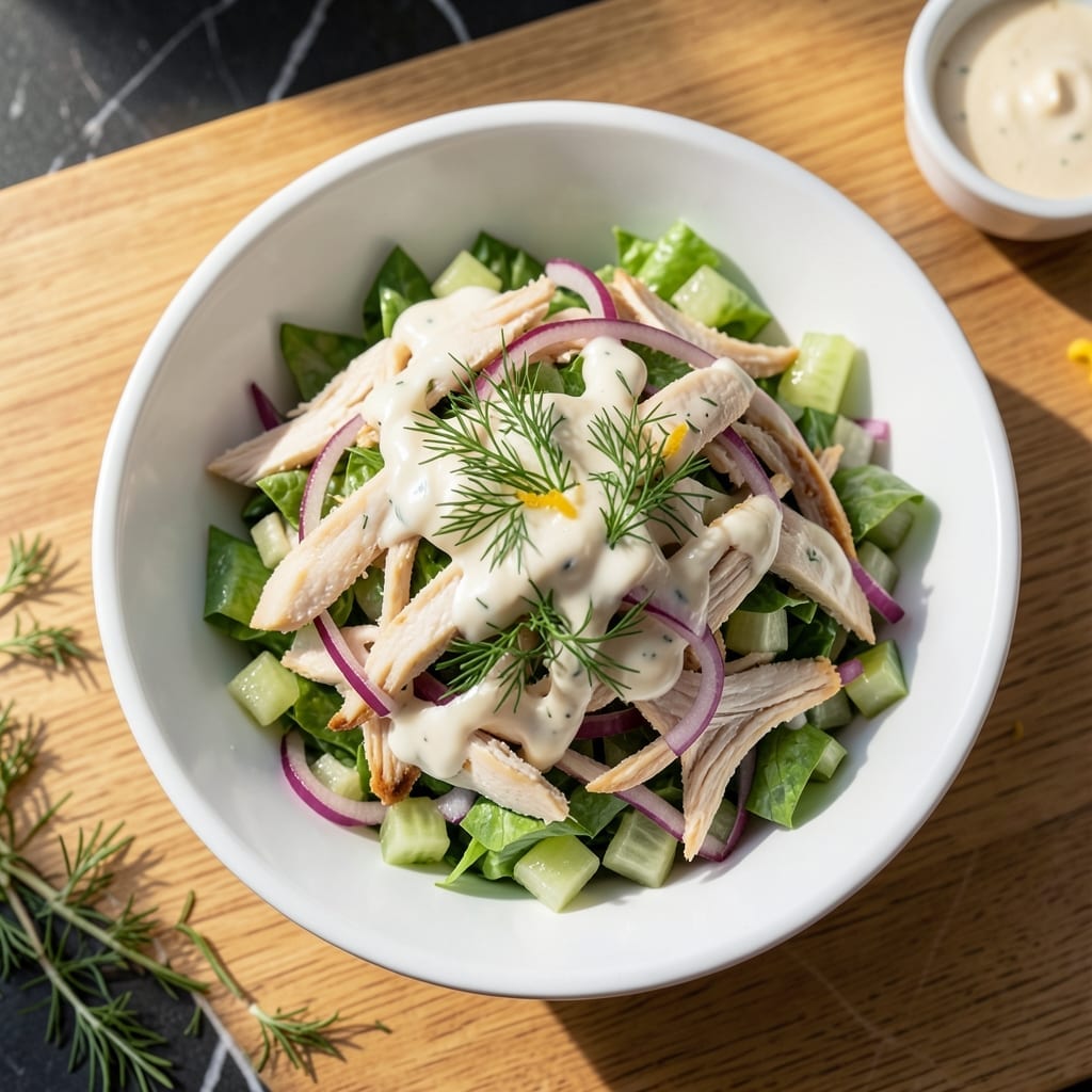 Dunkin Donuts Chicken Salad Recipe: Creamy Dill and Celery Crunch