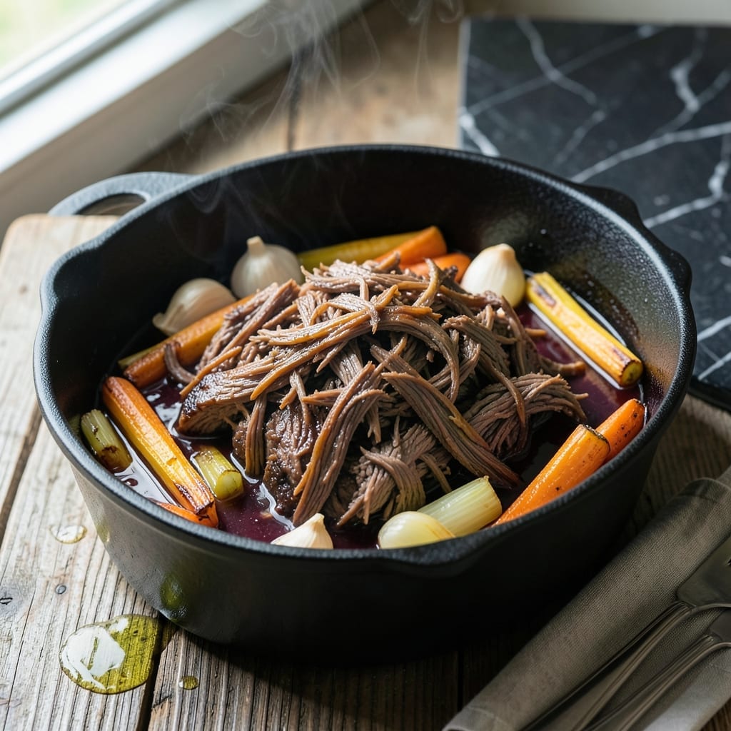 Shredded Beef Recipe Oven: Slow-Braised Tenderness With Rich Gravy