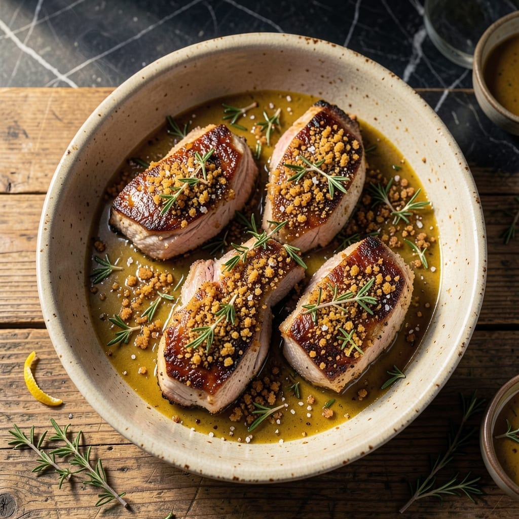 Recipe for Moist Oven Baked Pork Chops: Succulent Bite With Herb Crust