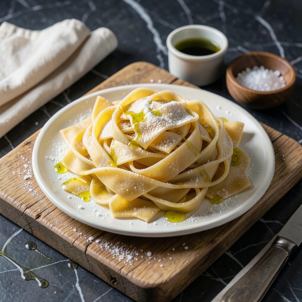 Homemade Pasta Recipe No Machine: Silky Ribbons With Just Flour and Eggs Homemade Pasta Recipe No Machine: Silky Ribbons With Just Flour and Eggs