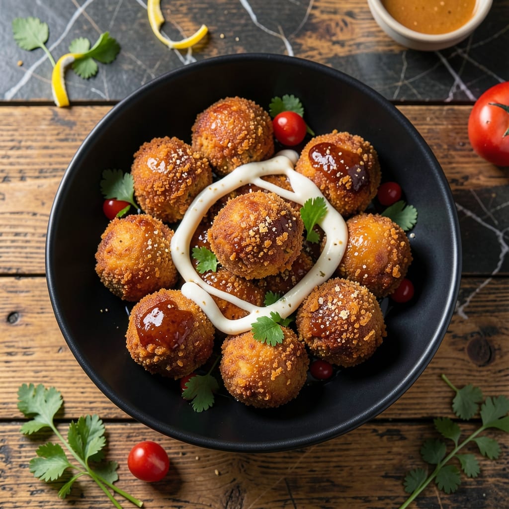 Fried Chicken Balls Recipe: Crispy Bites With Juicy Centers