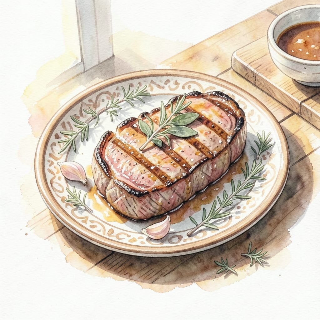New York Steak Recipe Grill: Charred Crust with Buttery Center