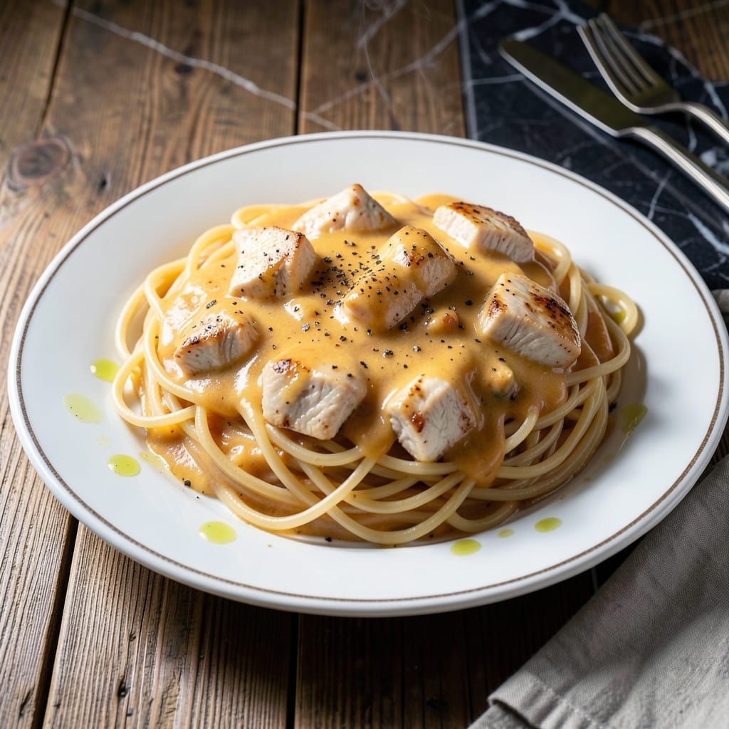 Chicken Spaghetti Recipe With Cheese Whiz: Velvety Sauce Meets Comfort Food