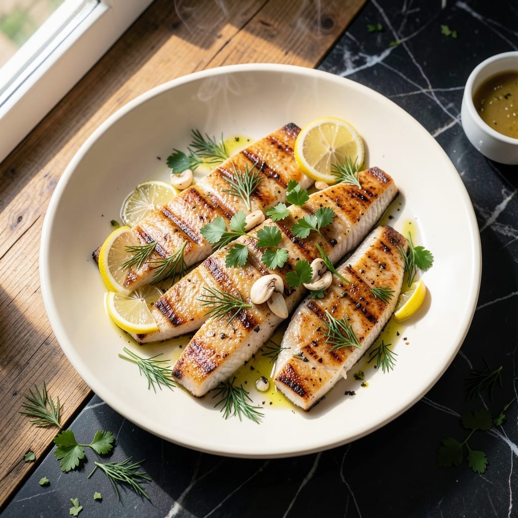 Grilled Lemon Sole Recipe: Flaky White Fish with Bright Citrus