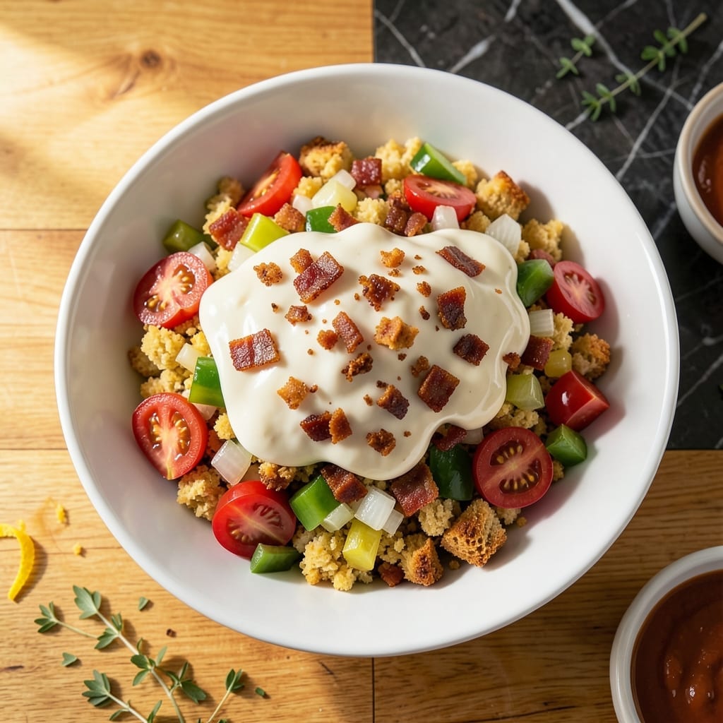 Brenda Gantt Cornbread Salad Recipe: Southern-Style Layered Freshness
