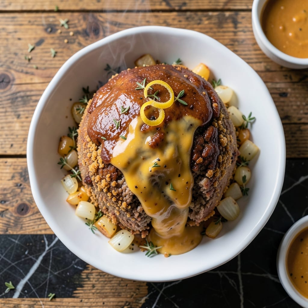 Meatloaf Recipe With Cheese: Melted Center Surprise in Every Slice
