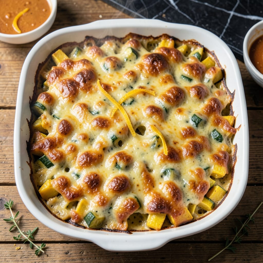 Squash Casserole Recipe Without Crackers: Creamy Layers With Cheesy Top