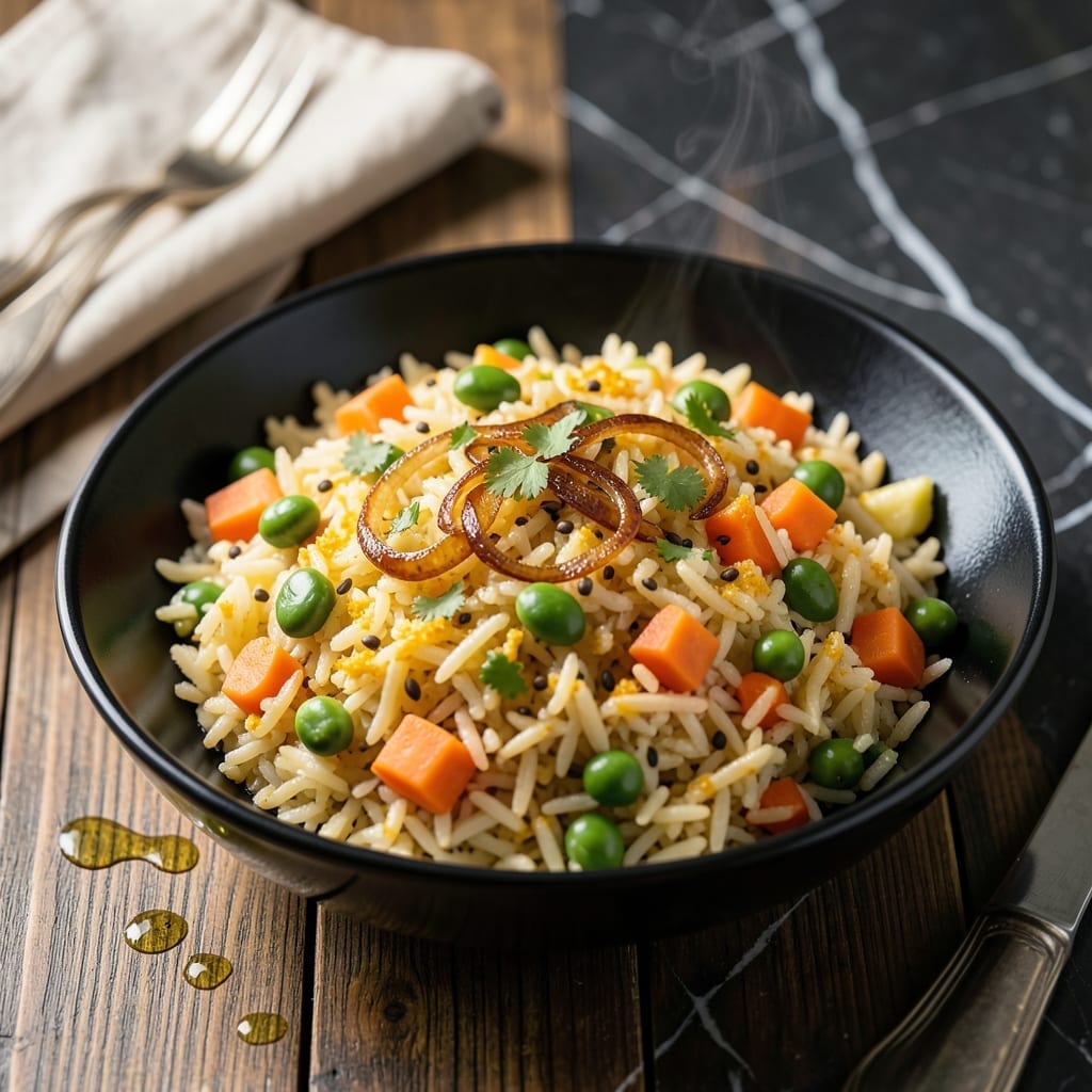 Sanjeev Kapoor's Indian Veg Fried Rice Recipe: Quick Wok-Tossed Spice Medley