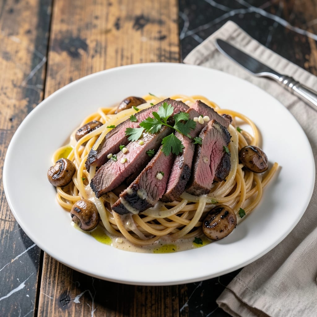 Recipe for Beef Stroganoff With Leftover Roast Beef: Creamy Mushroom Sauce Reinvention
