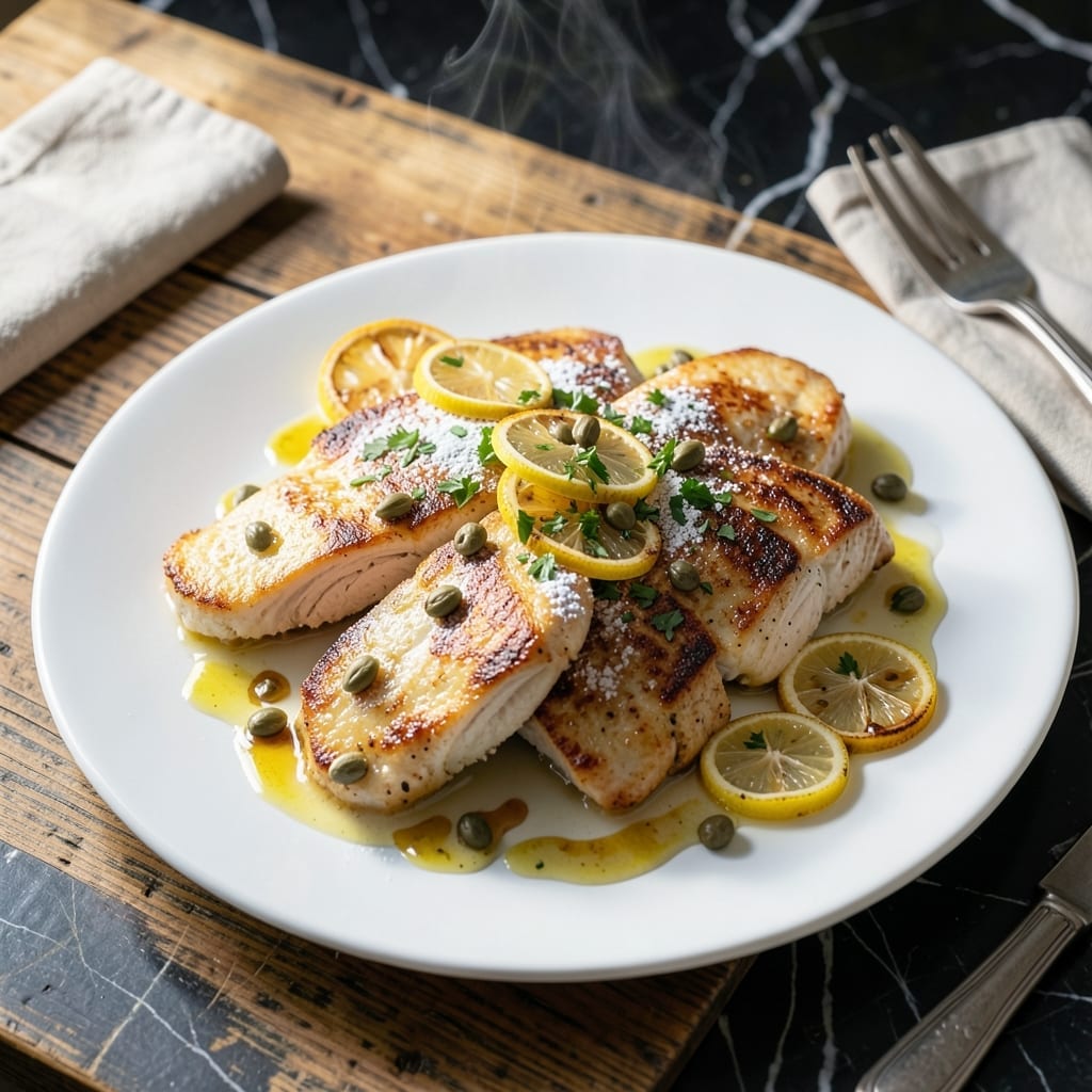CPK Chicken Piccata Recipe: Bright Lemon Caper Sauce Over Tender Cutlets
