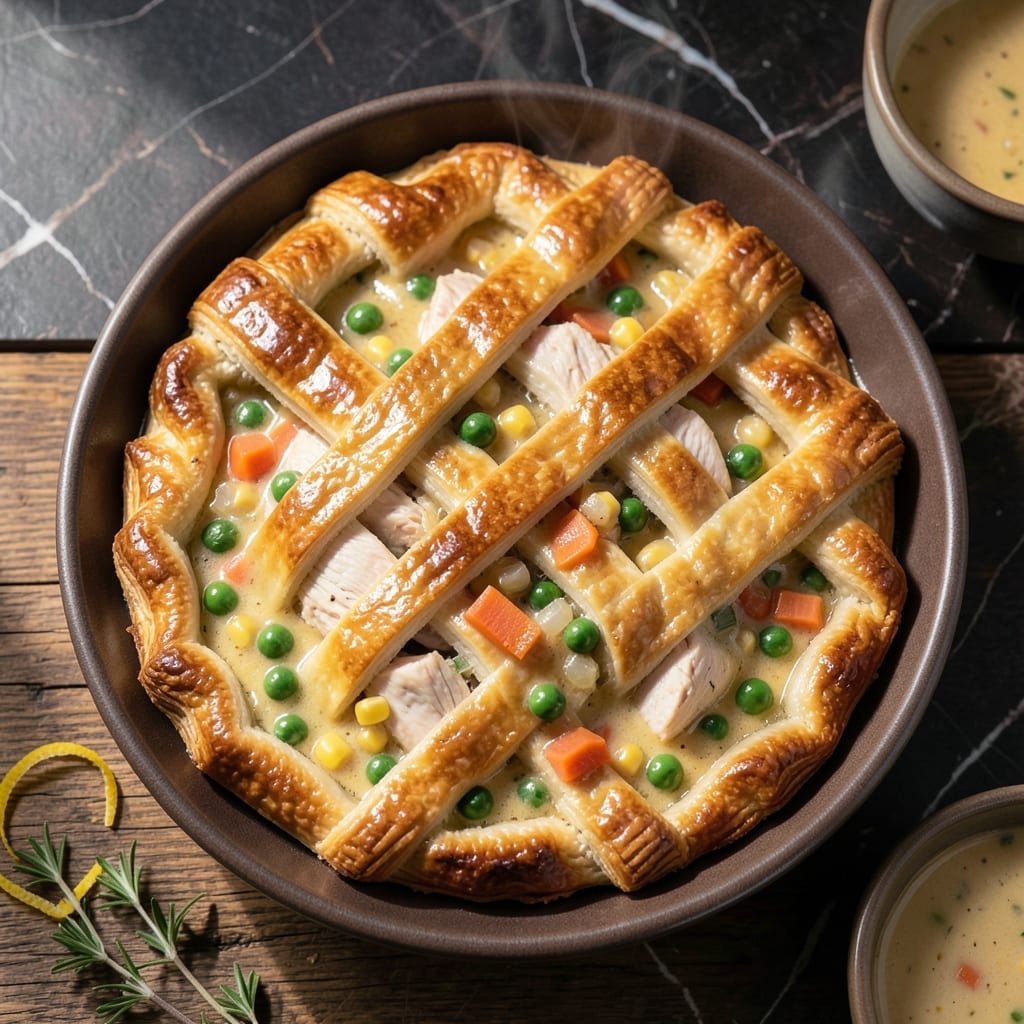 Chicken Pot Pie Recipe Using Cream of Chicken Soup: Flaky Crust With Savory Filling