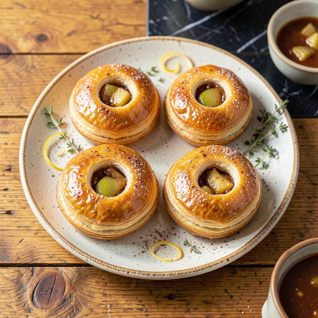 Recipe For Apple Turnovers Made With Puff Pastry: Flaky Layers With Spiced Apple Filling