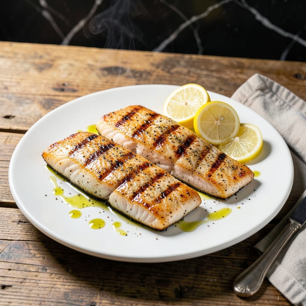 Grilled Lemon Pepper Fish Recipe: Flaky White Fillets with Zesty Char