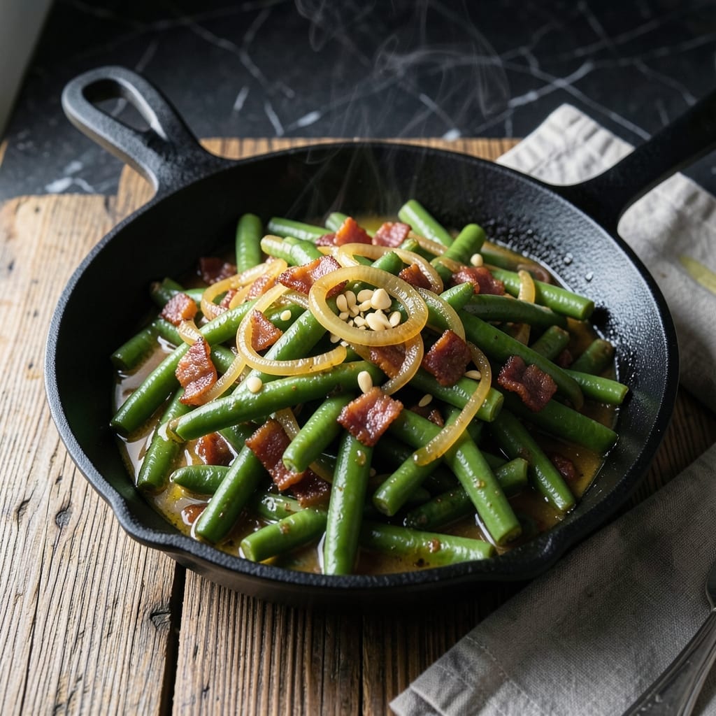Southern String Bean Recipe: Old-Fashioned Flavor With Bacon and Onions