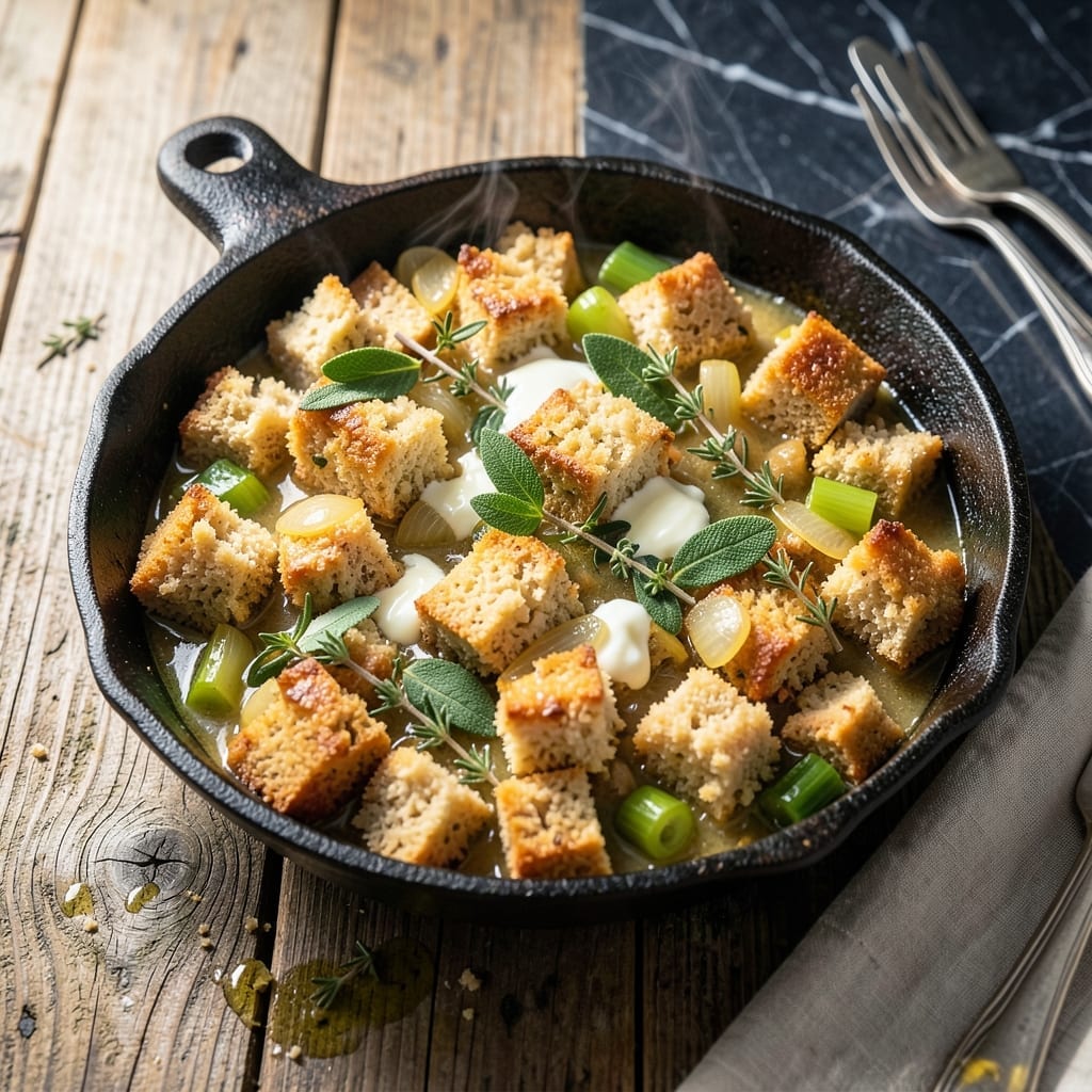 Gluten Free Dressing Recipe Cornbread: Moist Stuffing With Crumbly Texture