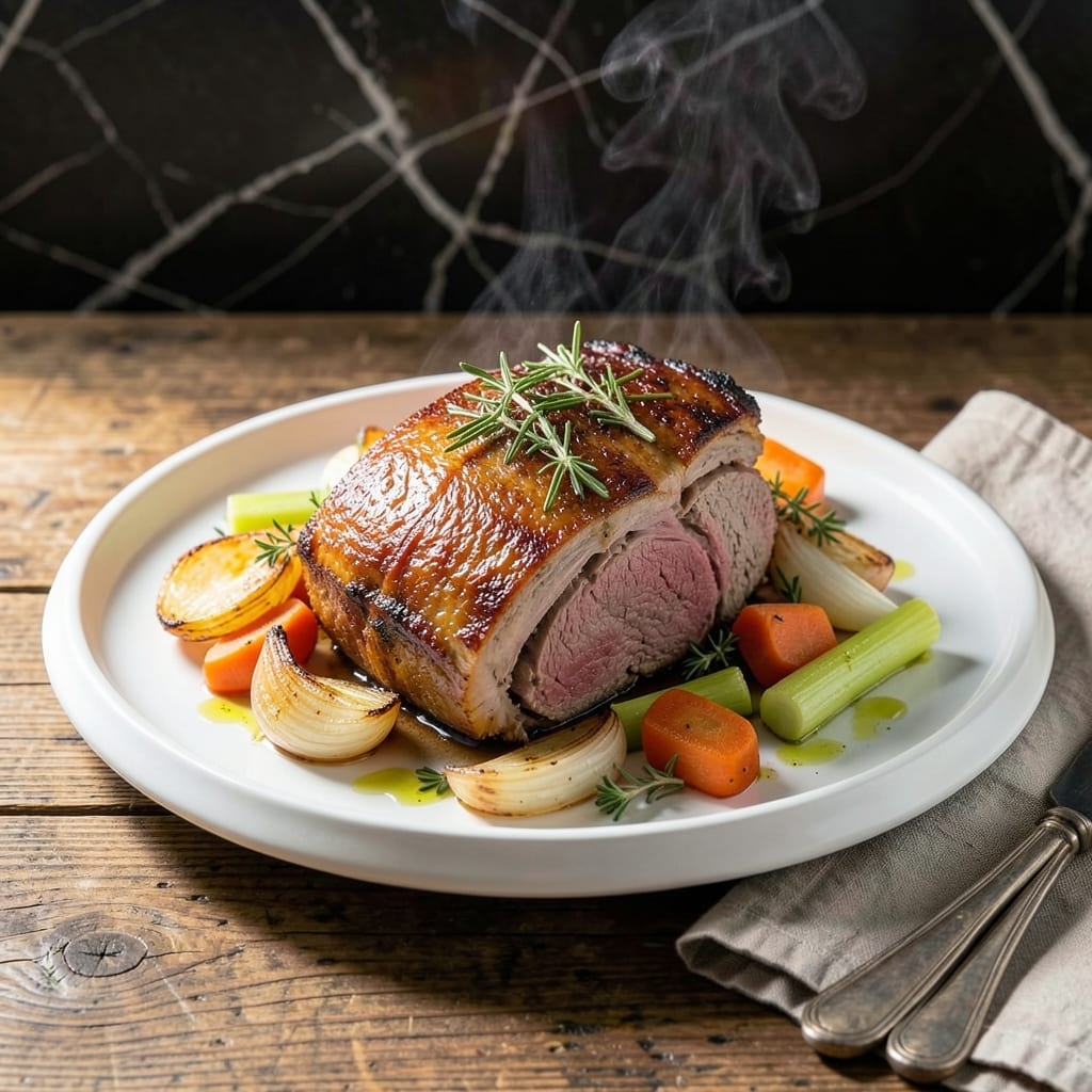 Lamb Leg Boneless Roast Recipe Crock Pot: Set-and-Forget Herb-Infused Succulence