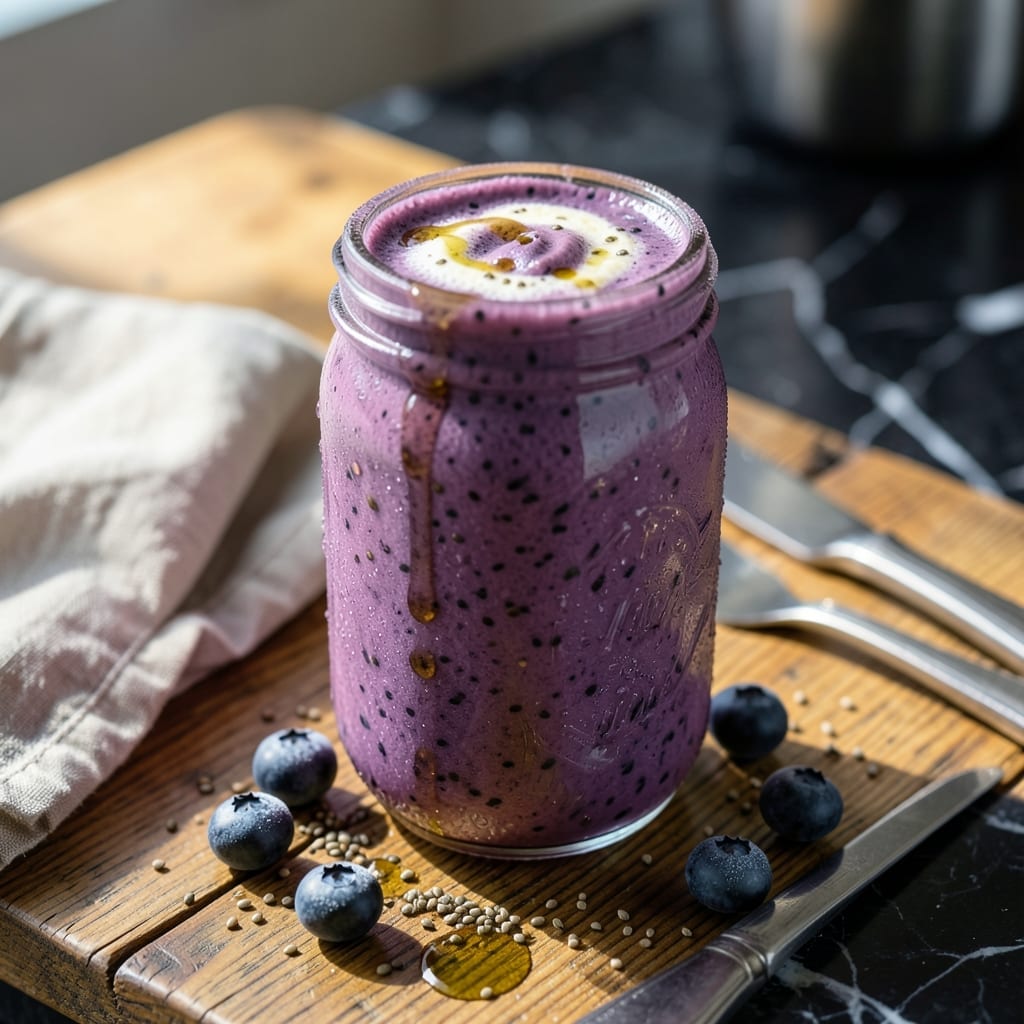 Blueberry Smoothie Recipe Without Yogurt: Velvety Thick and Dairy-Free