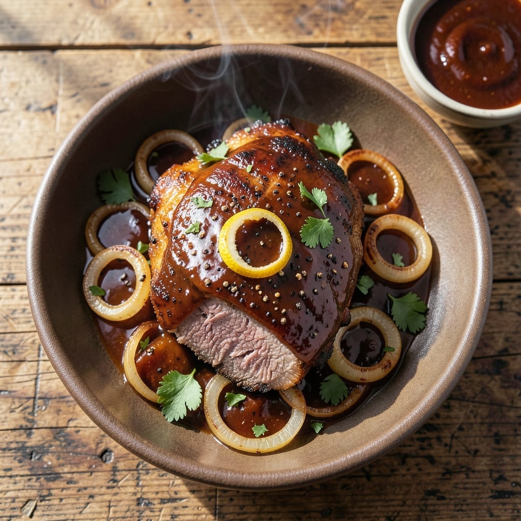 Pork Picnic Shoulder BBQ Recipe: Apple Cider Vinegar Tang With Bark Crust